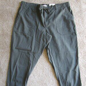 Sonoma women's XXL Core Utility Jogger Night Life Gray Zip Ankle